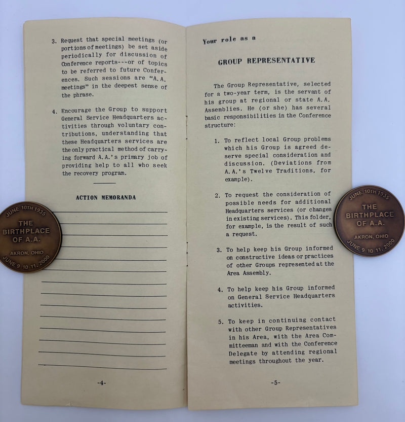 Your Role in the General Service Conference of Alcoholics Anonymous - 1953