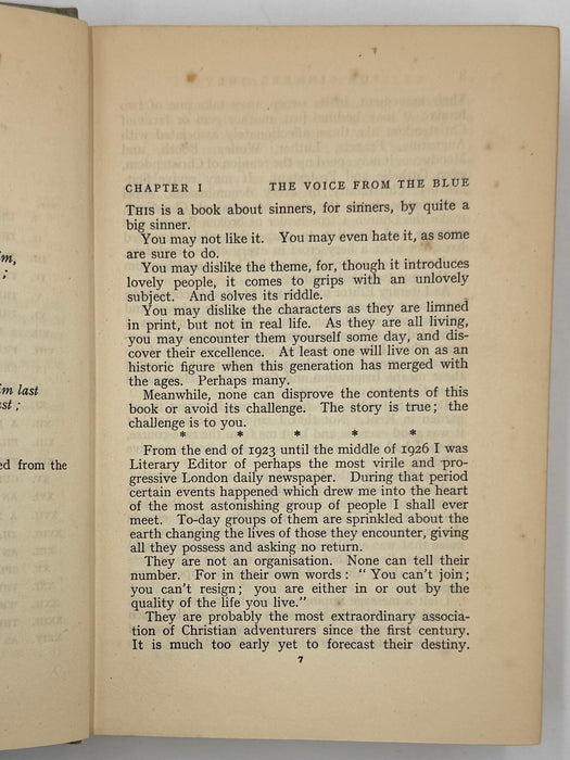 For Sinners Only by A.J. Russell - 6th English Printing from 1932