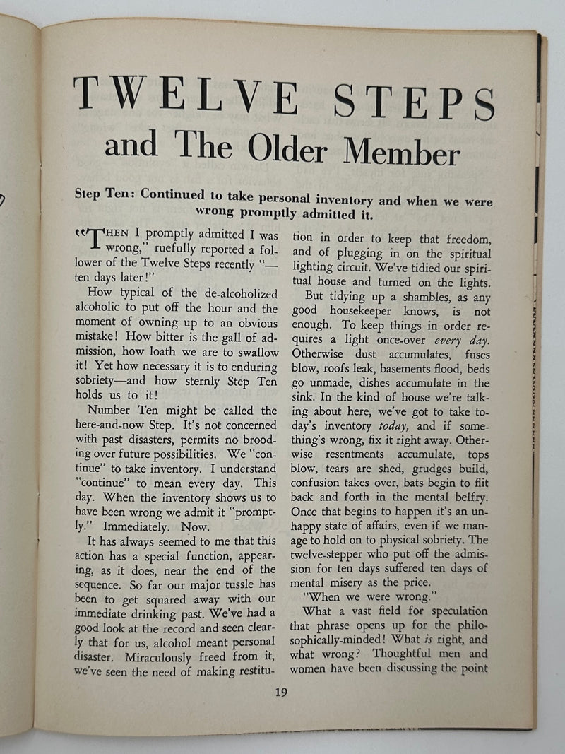 AA Grapevine from February 1956