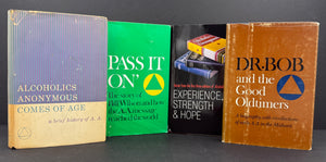 Alcoholics Anonymous History Collection — Four Conference-Approved Books with Original Dust Jackets