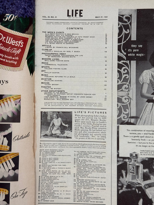 Life Magazine - May 27, 1946 - Liquor