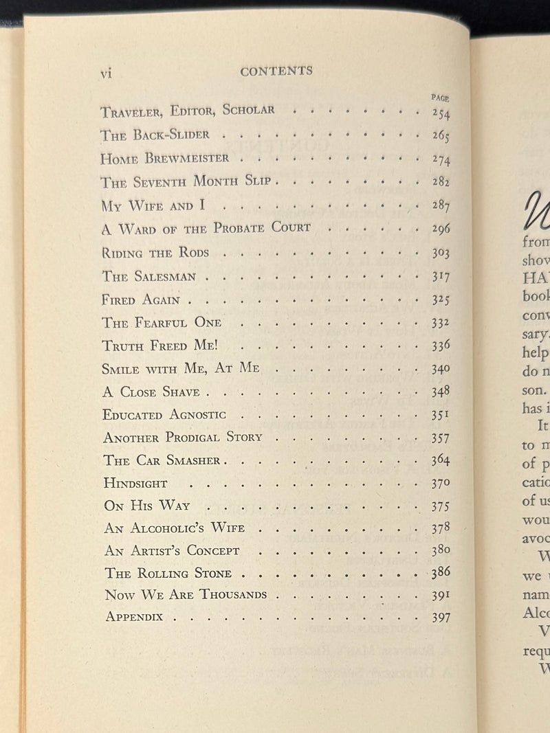 Alcoholics Anonymous — First Edition, Twelfth Printing (October 1948) with Original Dust Jacket