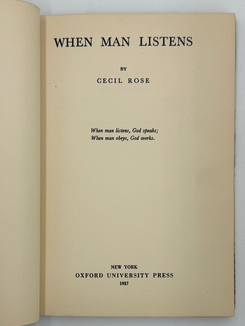 Books of the Rising Tide: The Oxford Group’s Recommended Reading