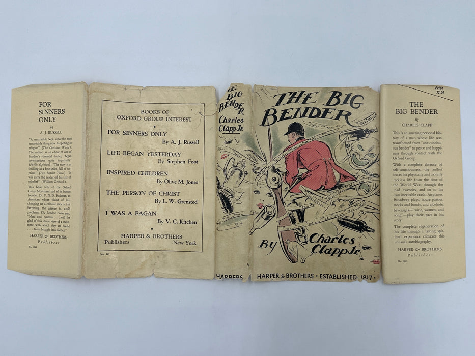 The Big Bender by Charles Clapp Jr. - First Edition 1938 - ODJ West Coast Collection