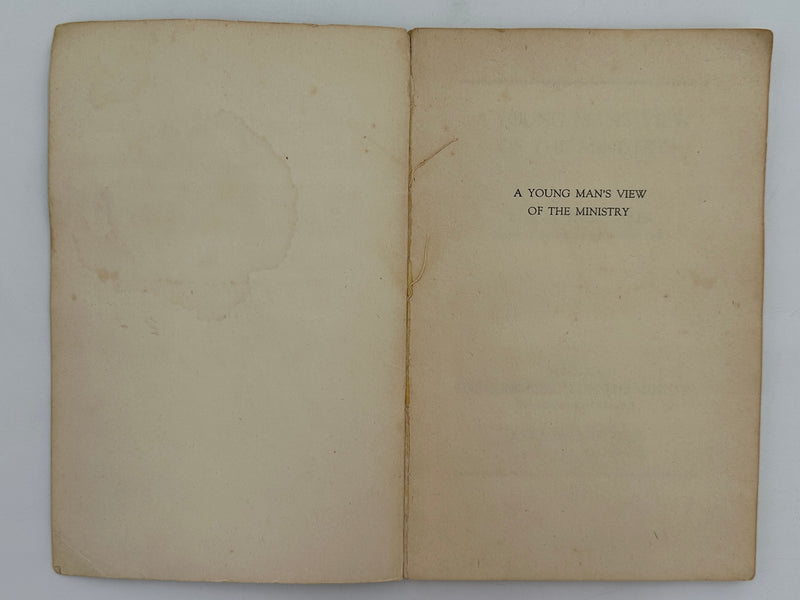 A Young Man's View of the Ministry by Samuel Shoemaker from 1951