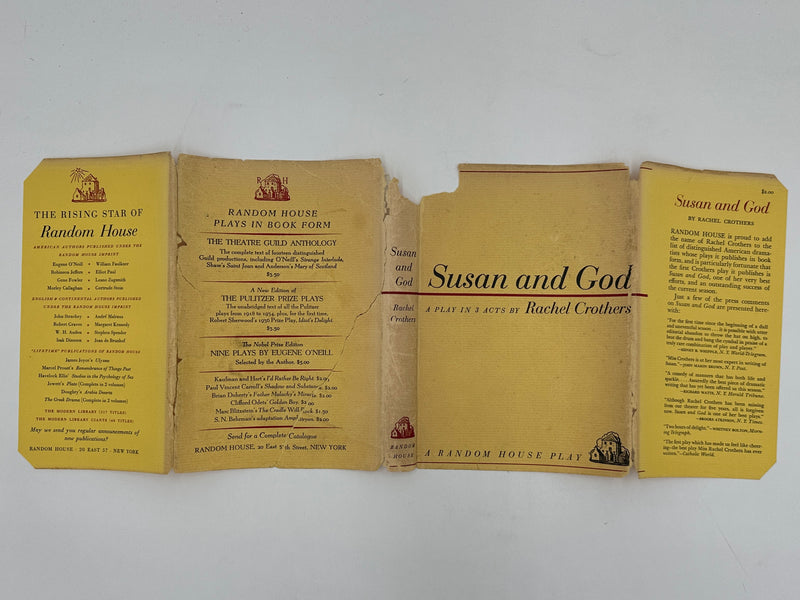 Susan and God by Rachel Crothers - First Edition with ODJ