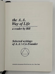 The AA Way of Life - 2nd Printing from 1967 - ODJ Recovery Collectibles