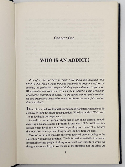Narcotics Anonymous — Second Edition (1982) C.A.R.E.N.A. Publishing · Original Dust Jacket