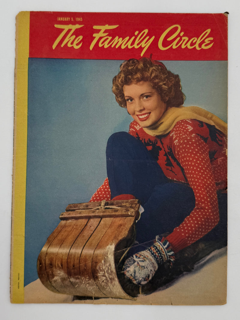 The Family Circle Magazine from January 1945 - Alcoholism is There a Cure?