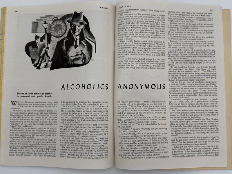 Hygeia: The Health Magazine from July 1948 - Alcoholics Anonymous