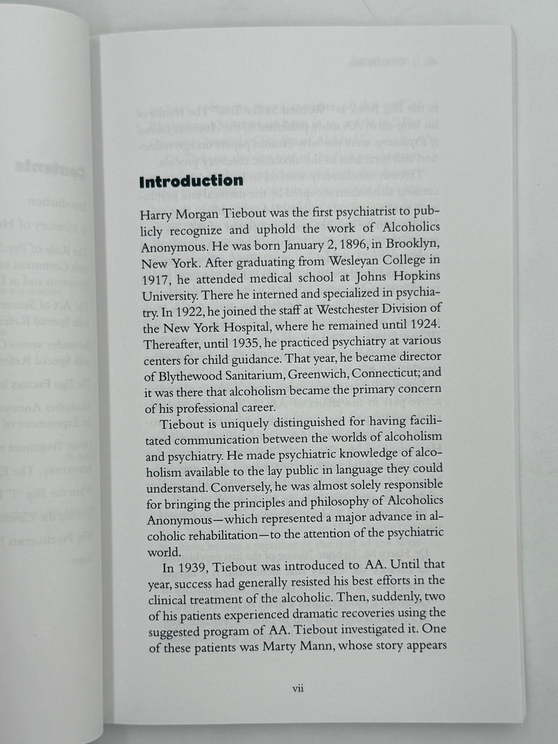 Harry Tiebout - The Collected Writings