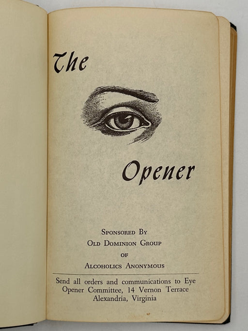 The Eye Opener - Second Edition - Old Dominion Group of Alcoholics Anonymous West Coast Collection
