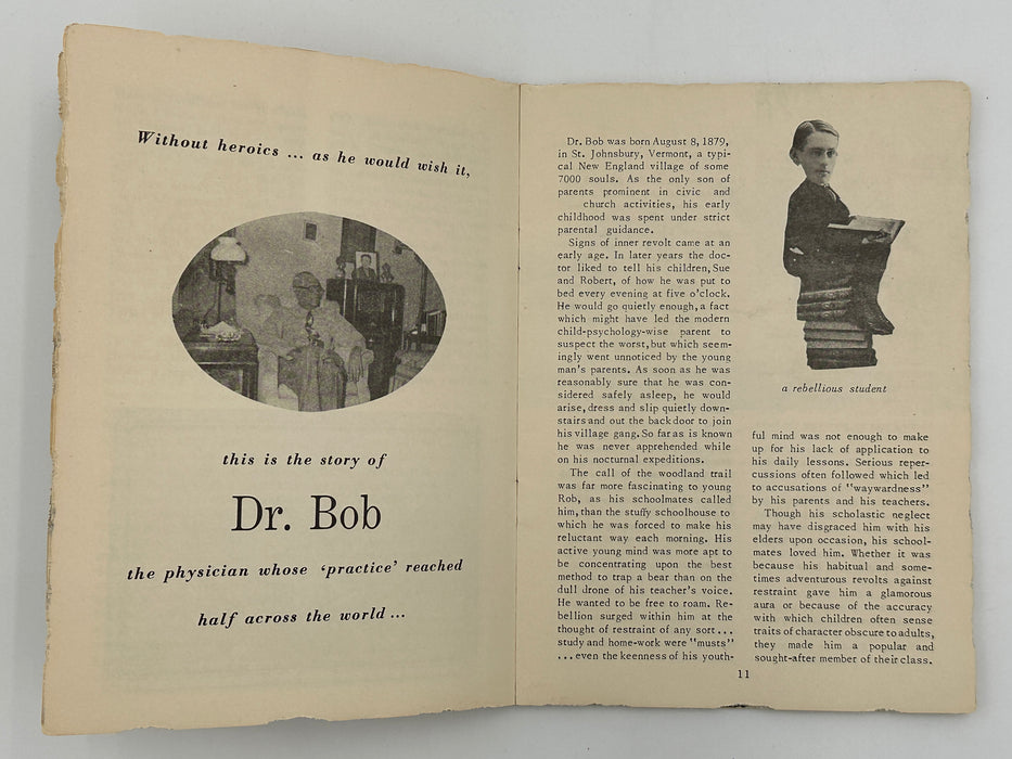 AA Grapevine from January 1951 - Tribute to Dr. Bob Recovery Collectibles