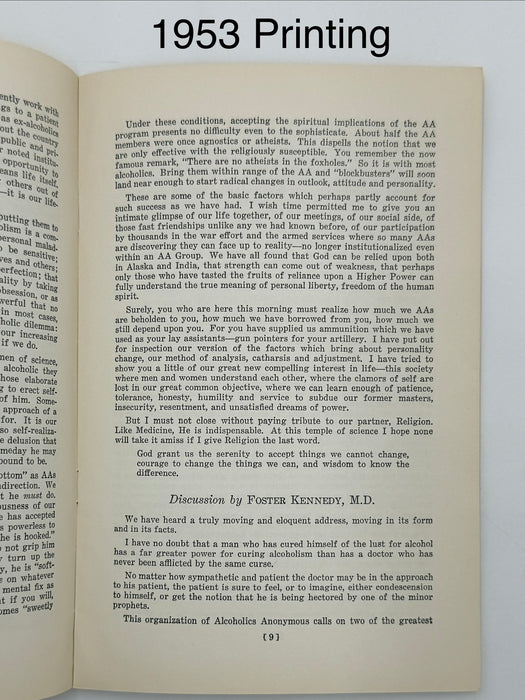 Medicine Looks at Alcoholics Anonymous — 4-Pamphlet Edition Set (1944 / 1946 / 1949 / 1953)