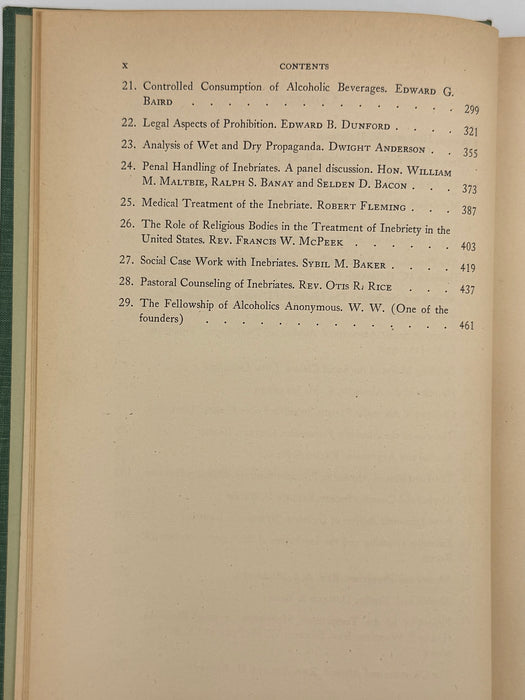 Alcohol, Science and Society - First Printing 1945 - RDJ