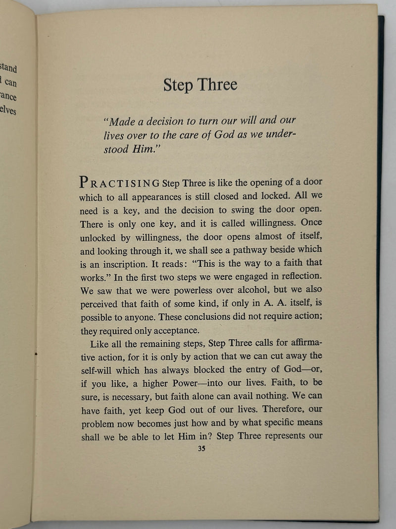 Twelve Steps and Twelve Traditions - First Printing from Great Britain