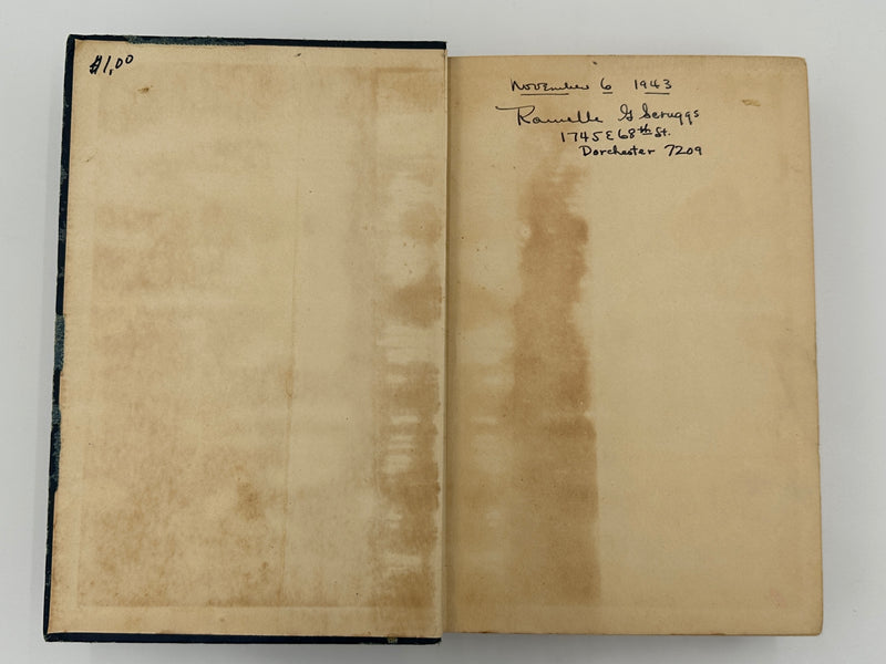 Alcoholics Anonymous First Edition 4th Printing Big Book 1943 - Blue - RDJ Recovery Collectibles