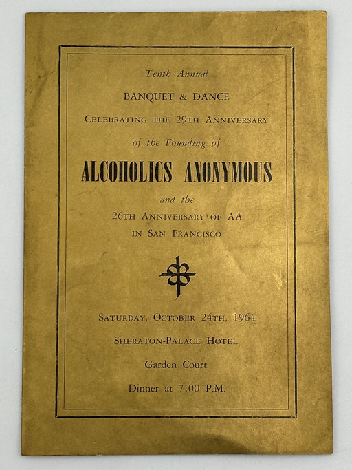 Program from 10th Annual Banquet and Dance in San Francisco - 1964 Recovery Collectibles