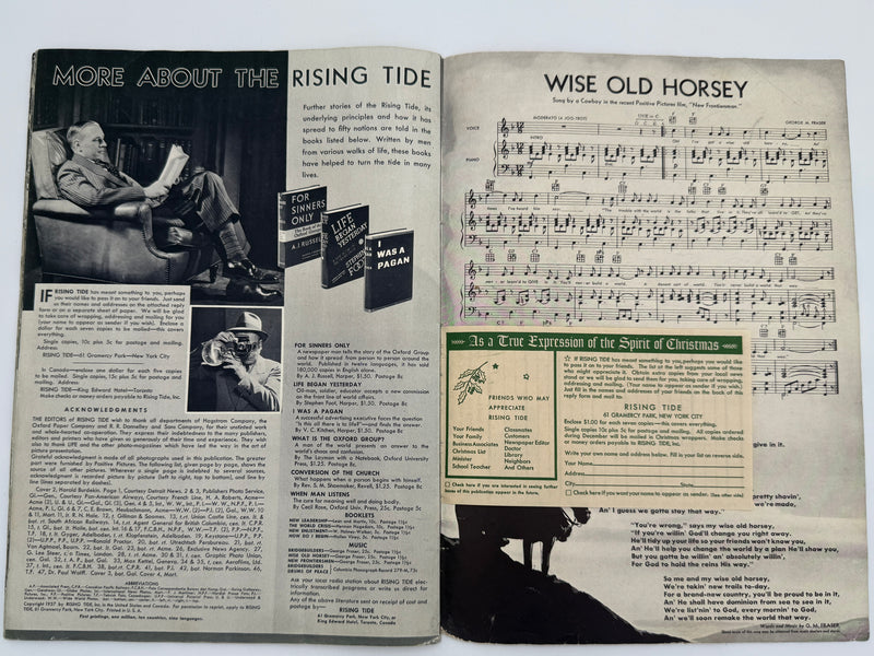 Rising Tide Magazine — First and Only Issue (1937) — Oxford Group Periodical