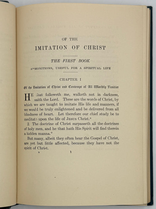 The Imitation of Christ BY THOMAS A KEMPIS - 1926 - ODJ