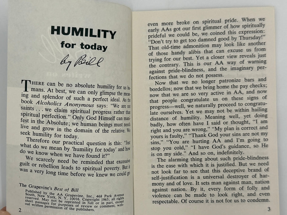 The Best of Bill Pamphlets