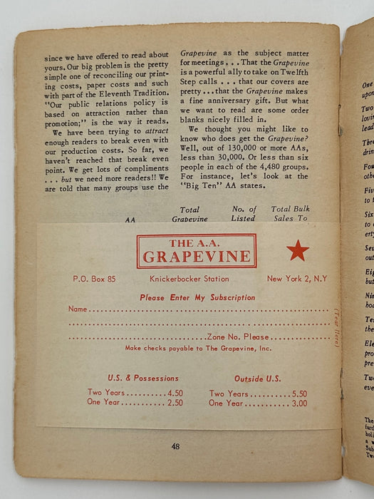 AA Grapevine from March 1952 - HOW