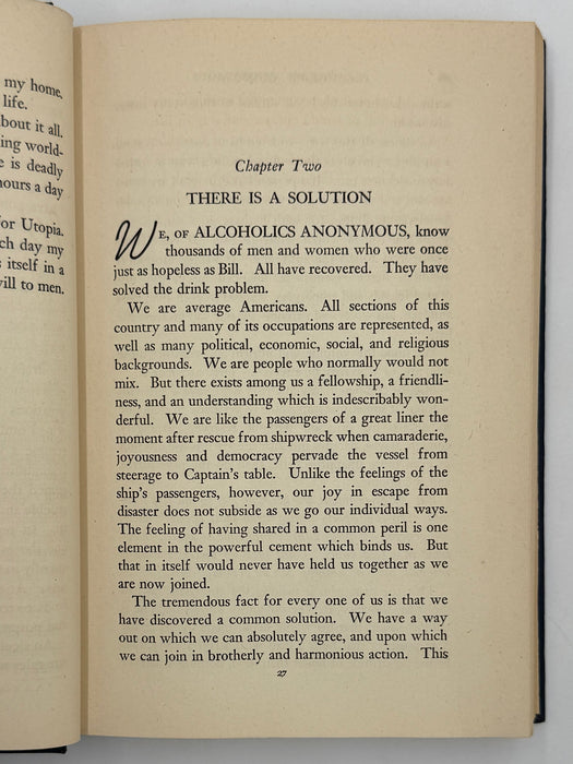 Alcoholics Anonymous First Edition 11th Printing from 1947 with ODJ