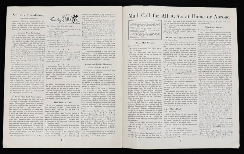 The A.A. Grapevine — February 1947 | Volume III, No. 9
