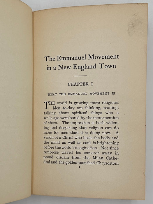 The Emmanuel Movement in a New England Town by Lyman P. Powell