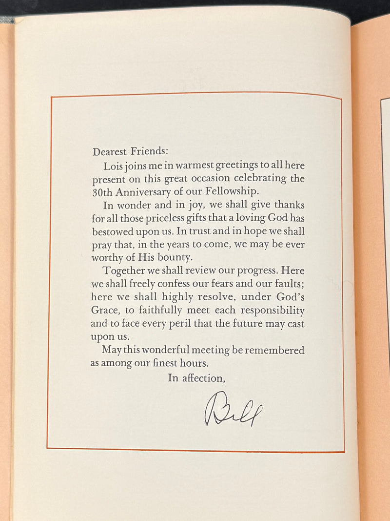 1965 Alcoholics Anonymous 30th Anniversary International Convention Collection