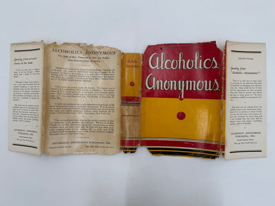 Alcoholics Anonymous First Edition 15th Printing from 1954 - ODJ