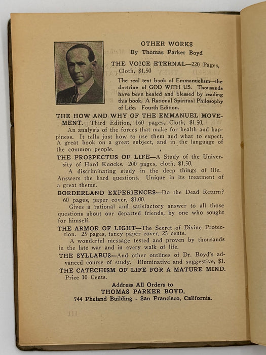 The Finger of God by Thomas Parker Boyd — 1920