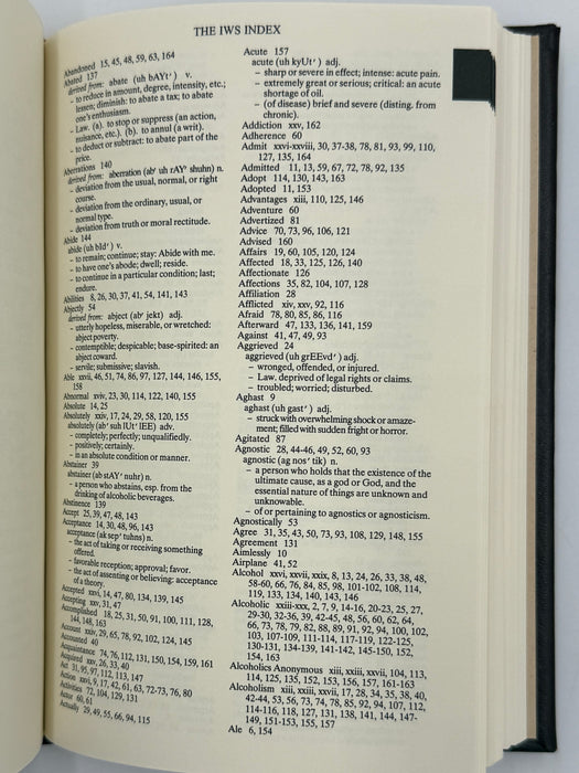 The IWS Study Edition Alcoholics Anonymous Big Book - 1994