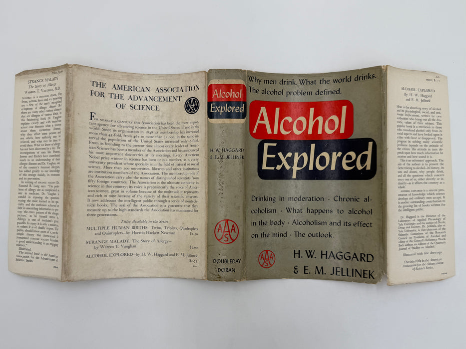 Alcohol Explored by Haggard and Jellinek - First Edition - 1942