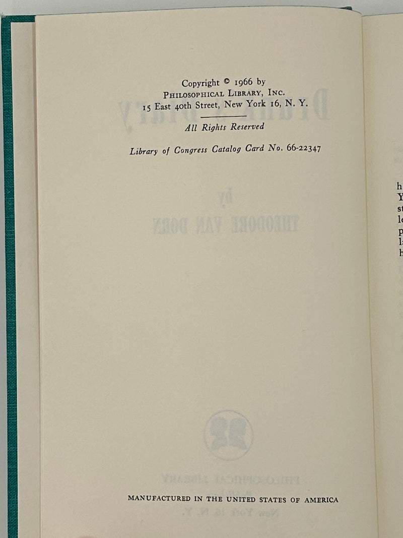 Drunk’s Diary by Theodore Van Dorn