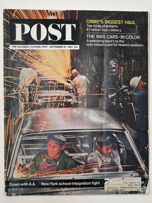 Saturday Evening Post from September 19, 1964 - Down with A.A.