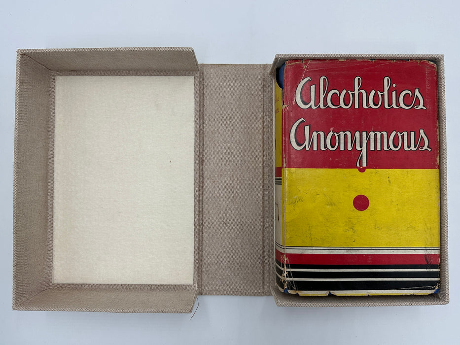 Alcoholics Anonymous First Edition 3rd Printing from 1942 - Baby Blue - ODJ - Clamshell Box West Coast Collection