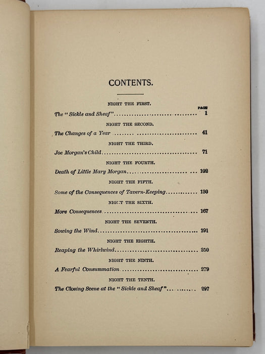 Ten Nights in a Bar-Room, and What I Saw There by T. S. Arthur