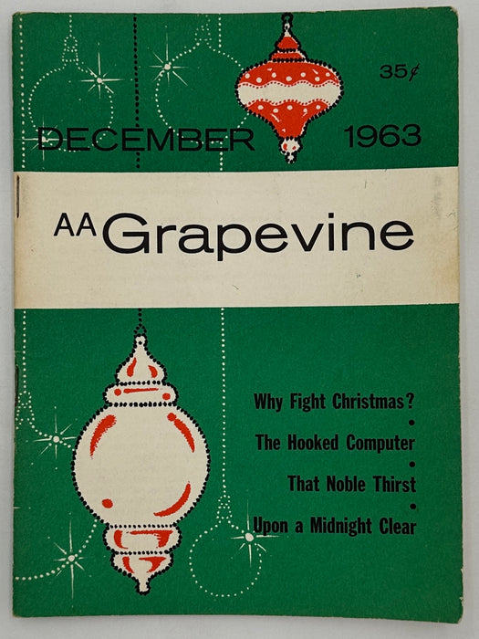 AA Grapevine from December 1963 - Christmas Greeting from Bill