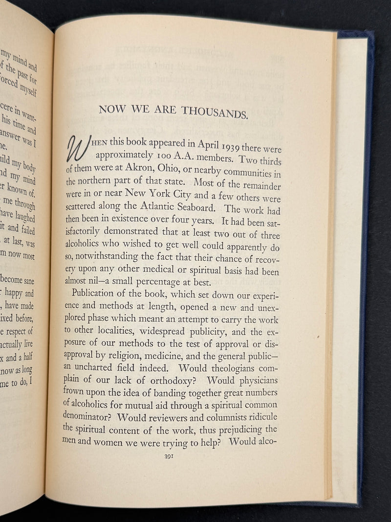 Alcoholics Anonymous — First Edition, Twelfth Printing (October 1948) with Original Dust Jacket