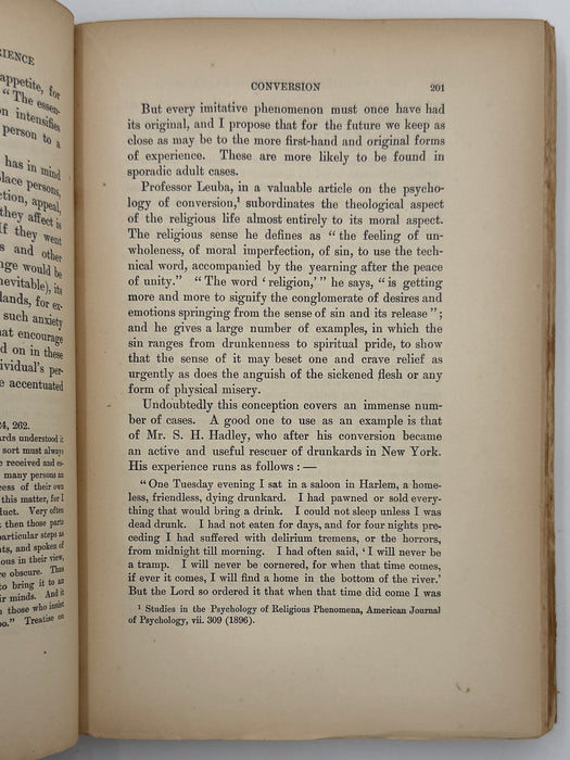 Varieties of Religious Experience by William James - First American Printing from June 1902