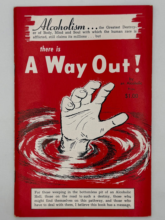 there is A Way Out By An Alcoholic - 1957 Recovery Collectibles