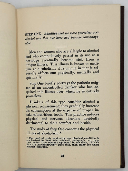 The Little Red Book: An Interpretation Of The Twelve Steps of the Alcoholics Anonymous Program - 1950