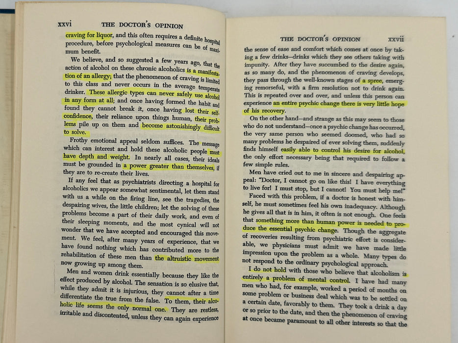 Alcoholics Anonymous Second Edition 15th Printing from 1973 - ODJ