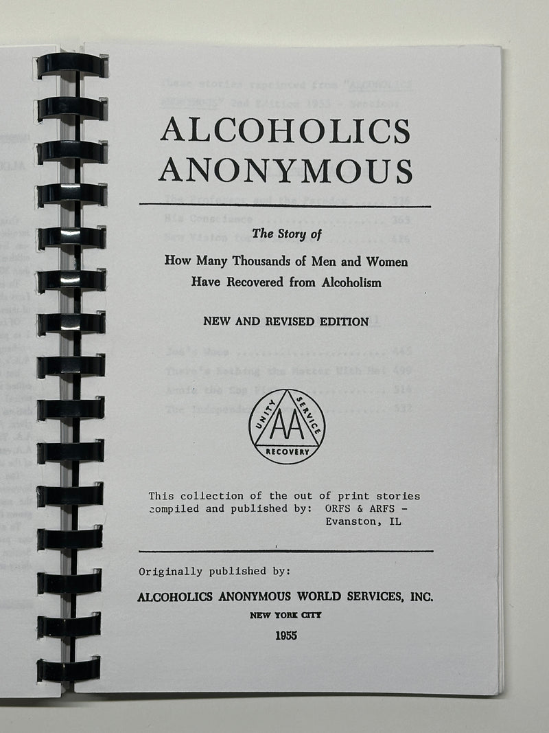 Complete Set of Stories No Longer In Print from the 1st and 2nd Edition Big Books Recovery Collectibles