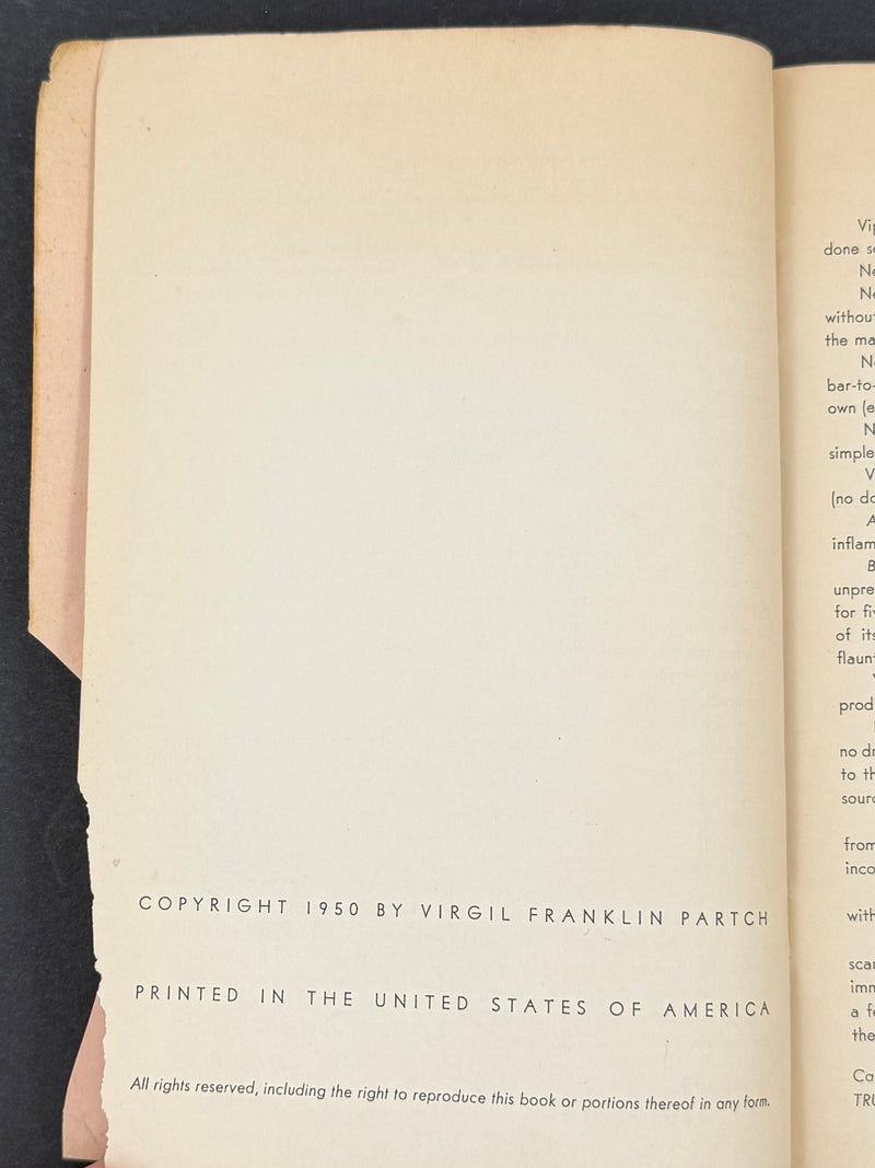 Bottle Fatigue — Official Souvenir Edition for A.A.’s First International Convention — Cleveland, 1950 (Copy)