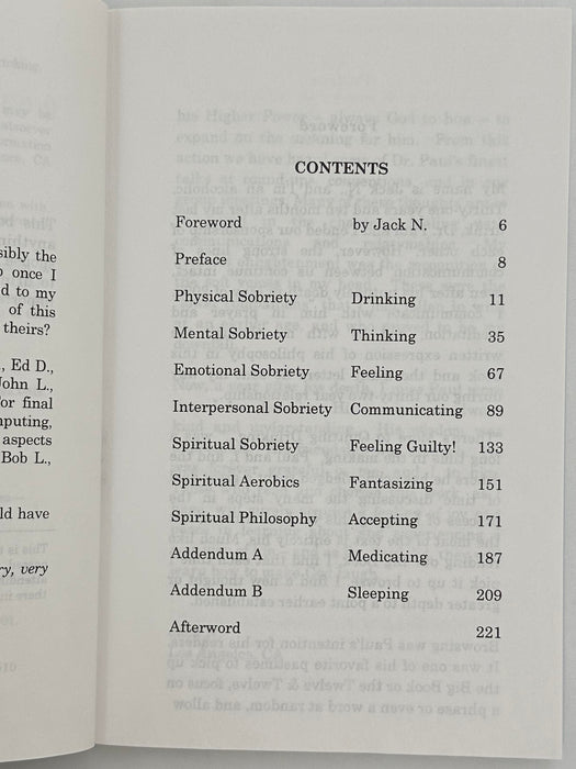 There’s More to Quitting Drinking than Quitting Drinking by Dr. Paul O. - 2001