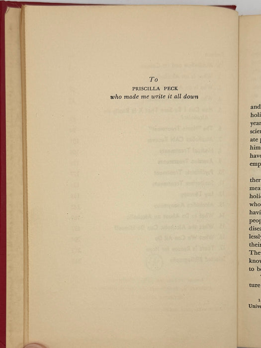 Primer On Alcoholism by Marty Mann - First Edition First Printing from 1950 - ODJ