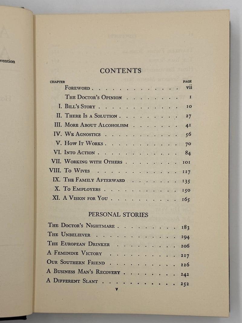 Alcoholics Anonymous — First Edition, Thirteenth Printing (February 1950) With Original Dust Jacket