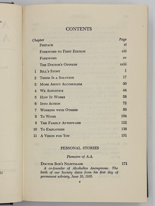 Alcoholics Anonymous Second Edition 15th Printing from 1973 - ODJ